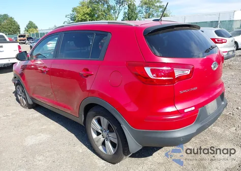 2011 Kia Sportage Lx from USA, damaged, VIN KNDPB3A29B7134221